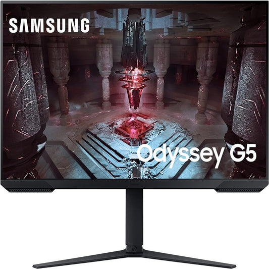 SAMSUNG - Monitor para Juegos Odyssey G51C Series QHD de 27 Pulgadas, 165Hz, 1ms, visualización VESA HDR10